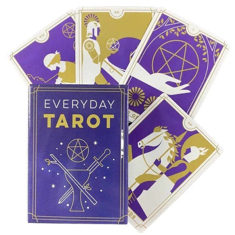 Cartes de Tarot de sagesse ancienne quotidienne, jeu de Divination de prophétie, Version anglaise, divertissement, jeu de société Oracle