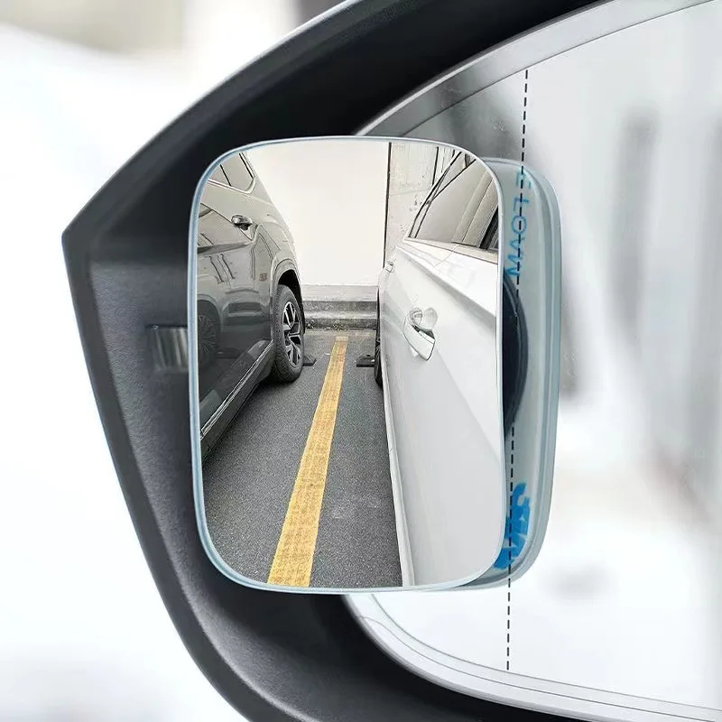 2PC wide Angle mirror Car rearview mirror Small round mirror blind spot 360 degree car mirror auxiliary mirror blind area mirror