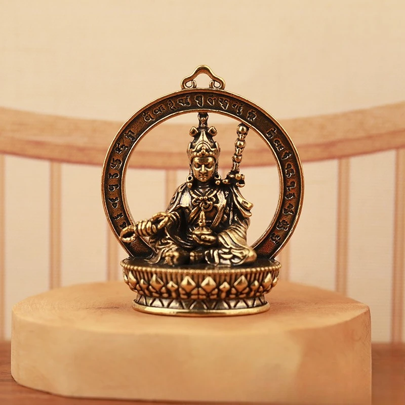 Figura Decorativa para el Hogar, Estilo Tibetano, Yaqing Lotus, Loto, Cacahuete, Colgante Dashi, Estatua de Buda, Decoración para el Hogar y la Oficina
