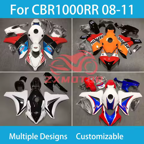 Moto Cross Fairng Kit CBR 1000RR 08 09 10 11 Motorcycle Fairings for Honda CBR 1000 RR 2008 2009 2010 2011 New