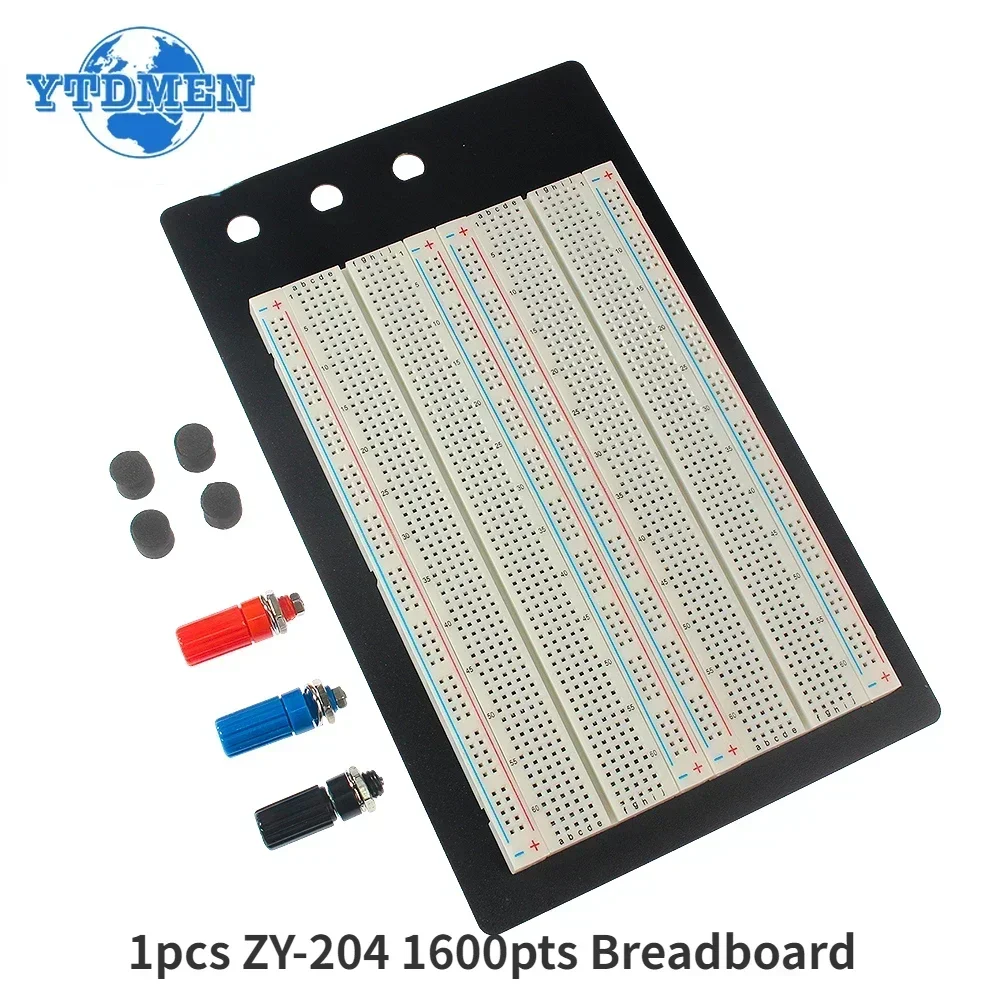 ZY-204 Breadboard Dupont Wire Kit 20cm 20/40Pin Male To Male Dupont Line Cable 4 Bus Test Protoboard Cable Breadboard Set DIY