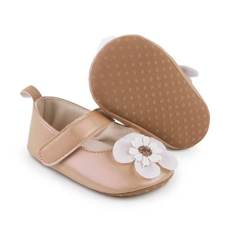 Frühling Herbst Baby Wanderschuhe erste Wanderer solide Blumen Prinzessin Schuh Neugeborene rutsch feste weiche Baumwoll sohle Kleinkind Freizeit schuh