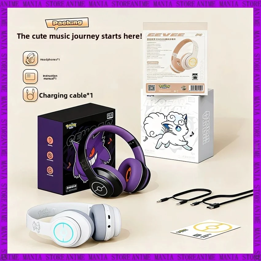 in-stock-gengar-pm03-bluetooth-headset-wireless-over-ear-headphones-with-noise-cancellation-rgb-lighting-for-sports-gaming-music