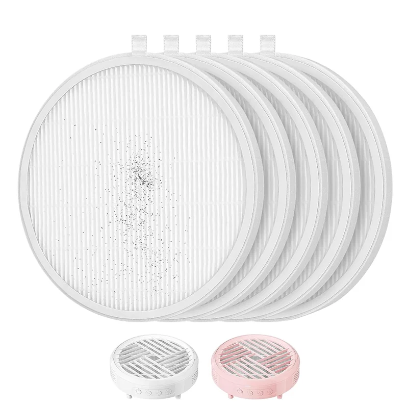AC39-5 Pcs Nail Dust Collector Filter Replacement Filter Reusable Dust Collector Filter No Spilling Dust Filter For Nail