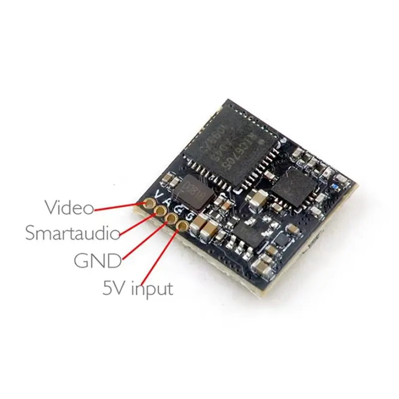 ABUM-2X Openvtx OVX300 5.8G 40CH VTX Nano Size Receiver Adjustable 0/RCE/25Mw/100Mw/300Mw For FPV Racing RC Drone