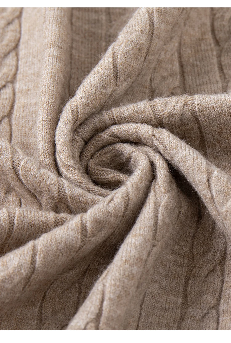 MZ62006 Damen-Strickjacke mit Zopfmuster, Rundhalsausschnitt, kurzen Ärmeln, Knopfleiste, lockerer Schnitt, einfarbig, Modal-Mischung, lässiger Pullover für den frühen Herbst – Detail 20