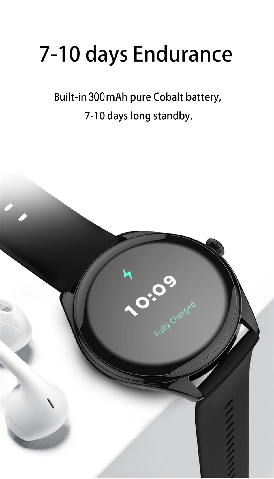 Neue ultradünne Smartwatch für Herren, AMOLED 3D-Bildschirm, immer aktuelles Zifferblatt, Sport, Fitness, wasserdicht, Herzfrequenz, Bluetooth-Anruf, Smartwatches – Detail 23