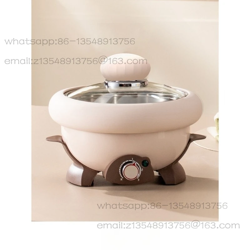 Multifunctional Electric Hot Pot One Person Electric Cooking Pot Electric Steamer Small Pot One Person Instant Noodle