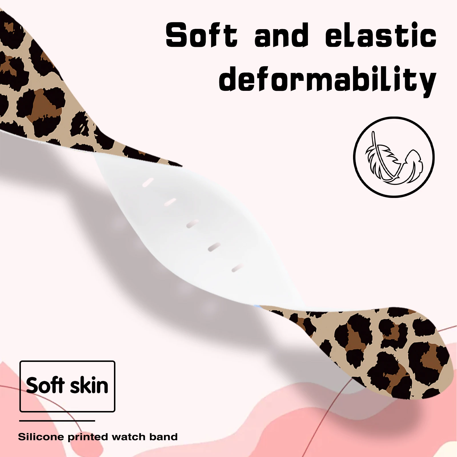 Рисунок 4 - Ремешок с принтом животных 20 мм