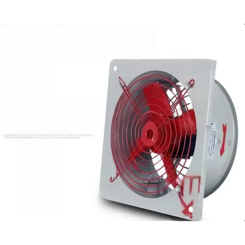 Explosion-Proof Axial Flow Fire Smoke Ventilation Industrial 220V Powerful Square Wall Exhaust Fan