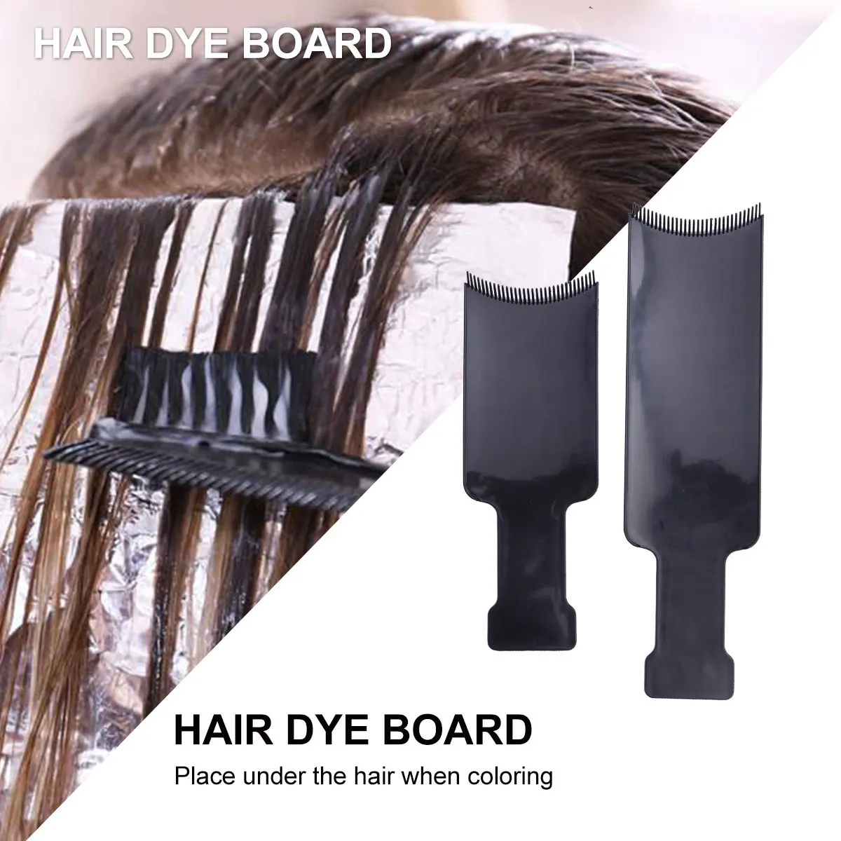 

16Pcs Hair Coloring Set Complete Hair Dye Kit Durable Tinting Tools Brush Comb Bowl Salon Home Dyeing Bowl Highlighting Board