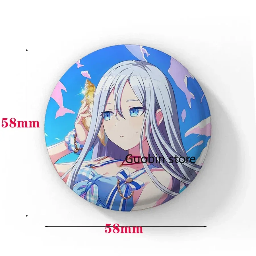 Kawaii Handmade Lapel anime cute girls Brooches Manga Figure Cosplay Badge DIY Backpack Clothes Jewelry Accessory Button Pin