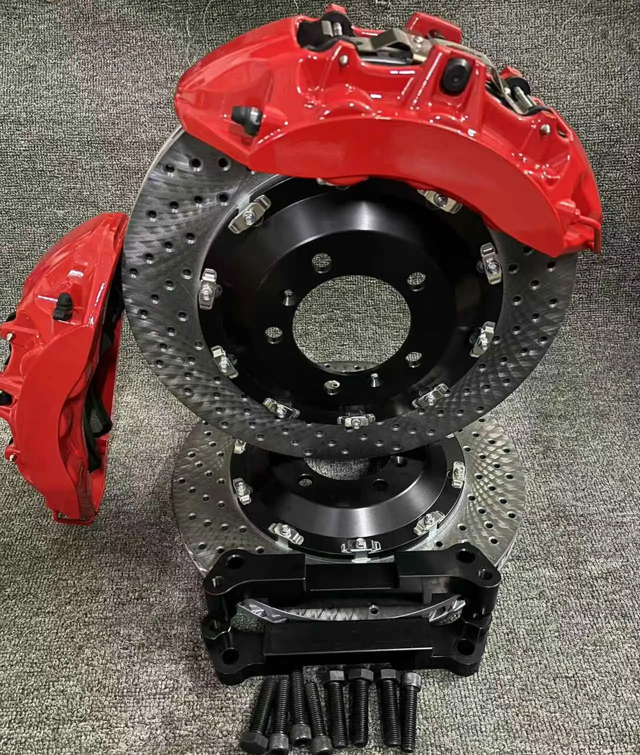 Terapkan pada Rotor Rem Mengambang Standar OEM Kit Besar untuk Porsche Macan 2018 Mercedes-Benz GLE GLA S300 S200