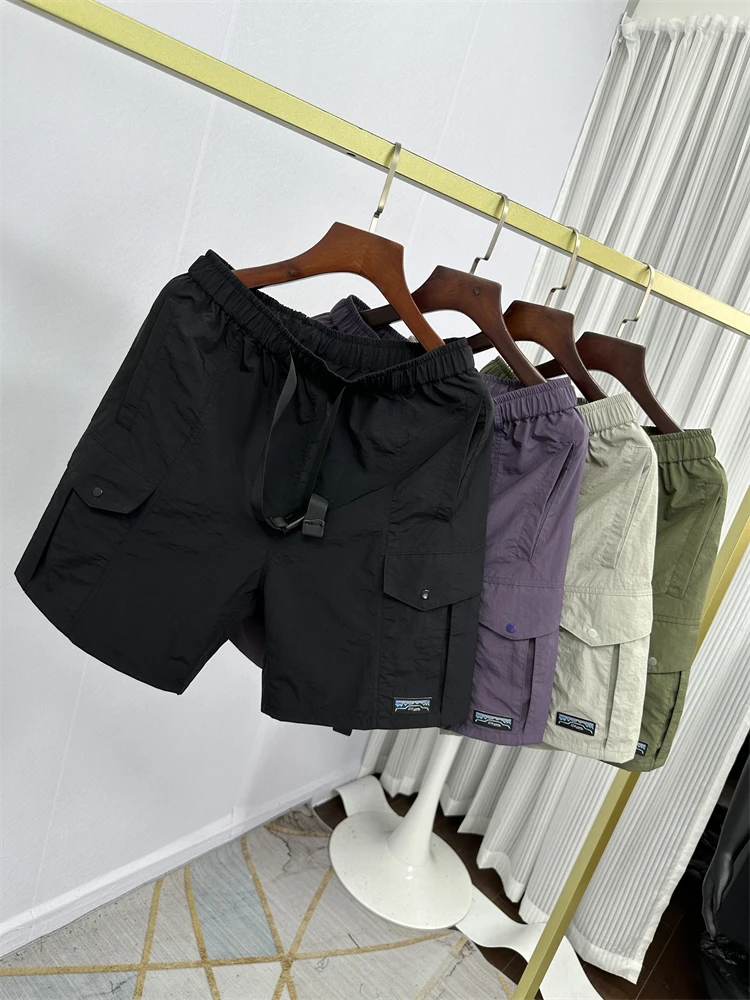 

Retro American Faion Lightweight Breathable Qui Dry Outdoor Casual Sports Work orts Summer New Arrival Youth Sle