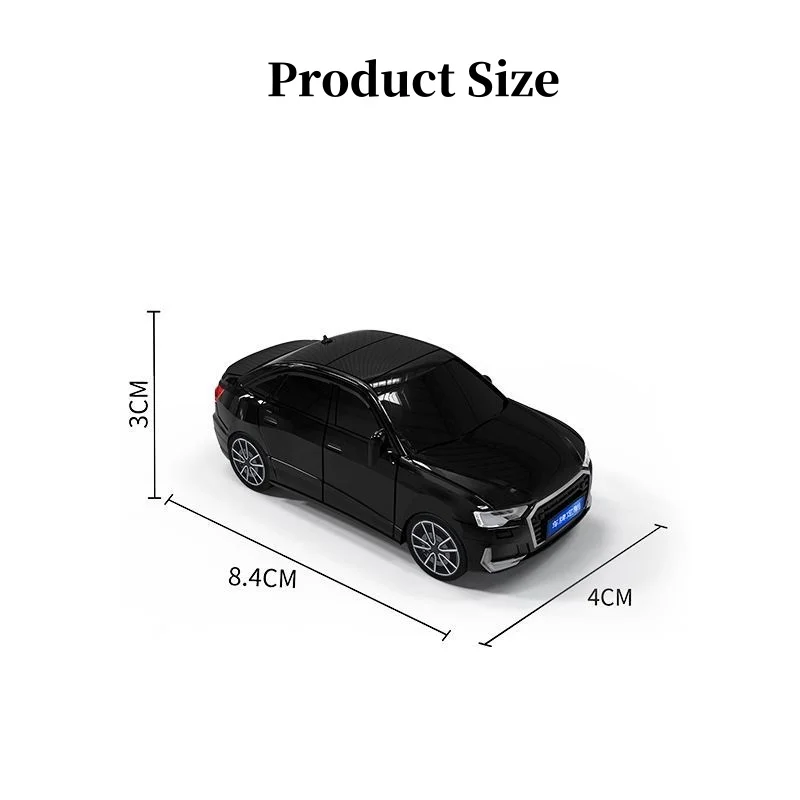 For Audi A6 Key Cover Car Model Key Protective Case Creative Personalized Gift Car Key Pack Buckle Accessories Key Cover