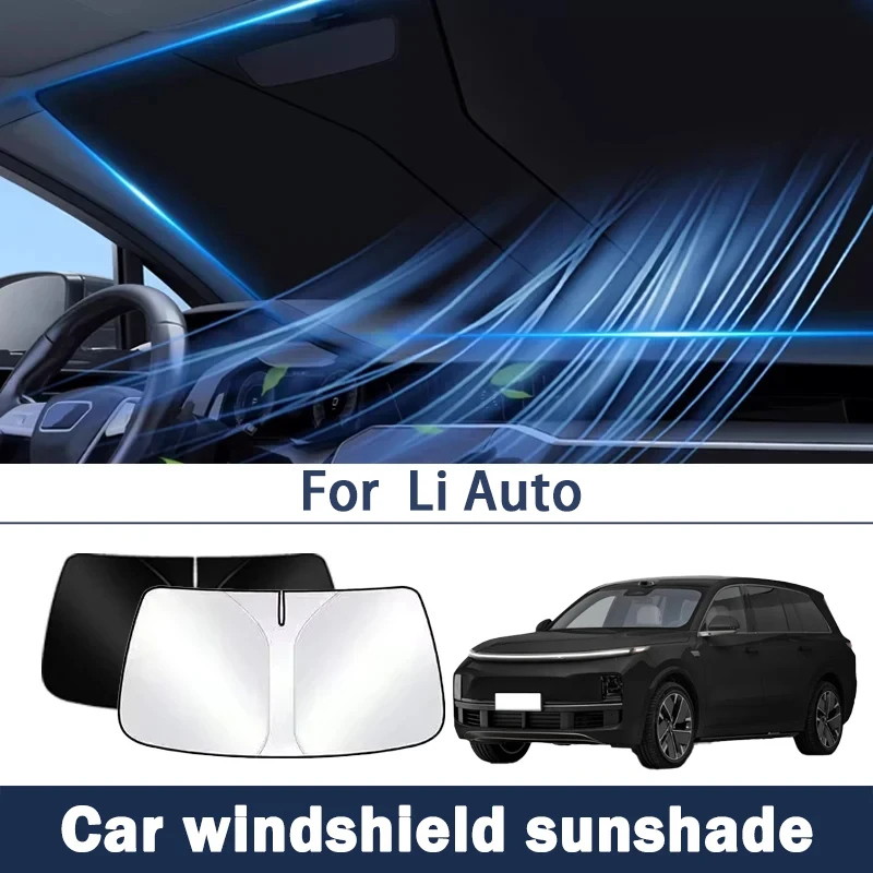 

It is suitable for ideal L7/L8/L6/L9/ONEMEGA/car sunscreen and thermal insulation front umbrella curtain sunshade cover