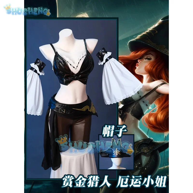 

LoL Sarah Fortune The Bounty Hunter Women Cosplay Costume Cos Game Anime Party Uniform Hallowen Play Role Clothes Clothing