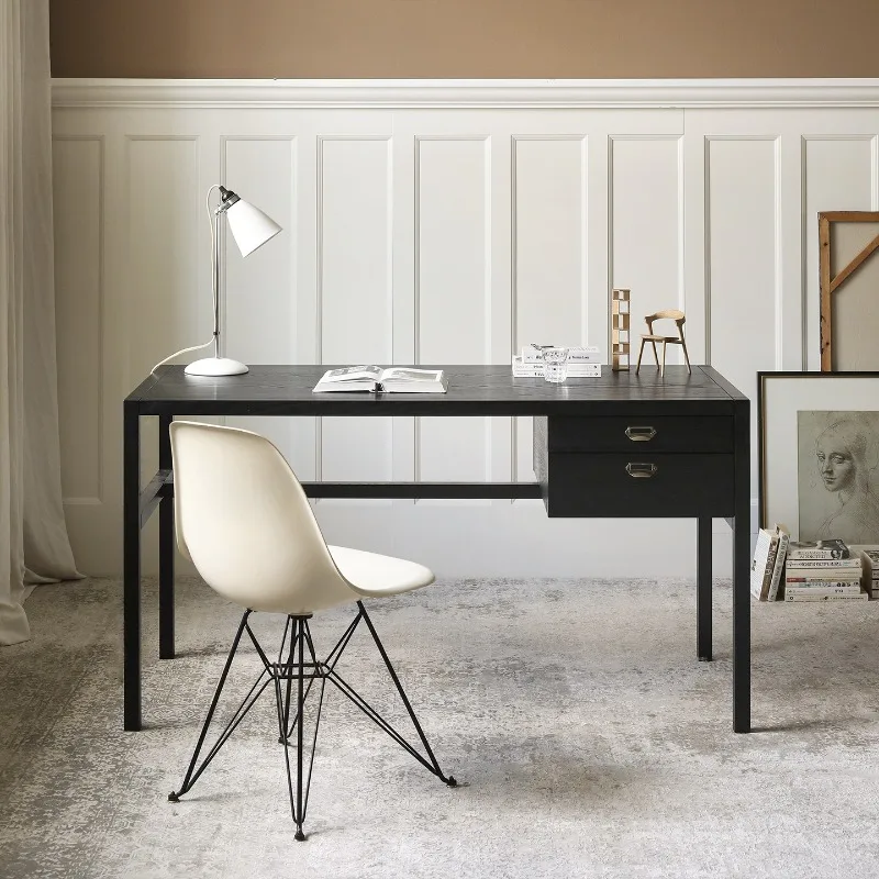 Minimalist Drawer Office Table Space Saving Nordic Computer Storage Office Table Standing Wooden Mesa Ordenador Lounge Furniture