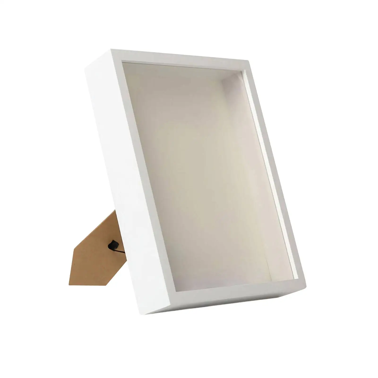 Shadow Box Frame 3cm Inside Depth Decorative Tickets Wood Wall Tabletop Decoration Dried Flower Display Frame Box Picture Frame