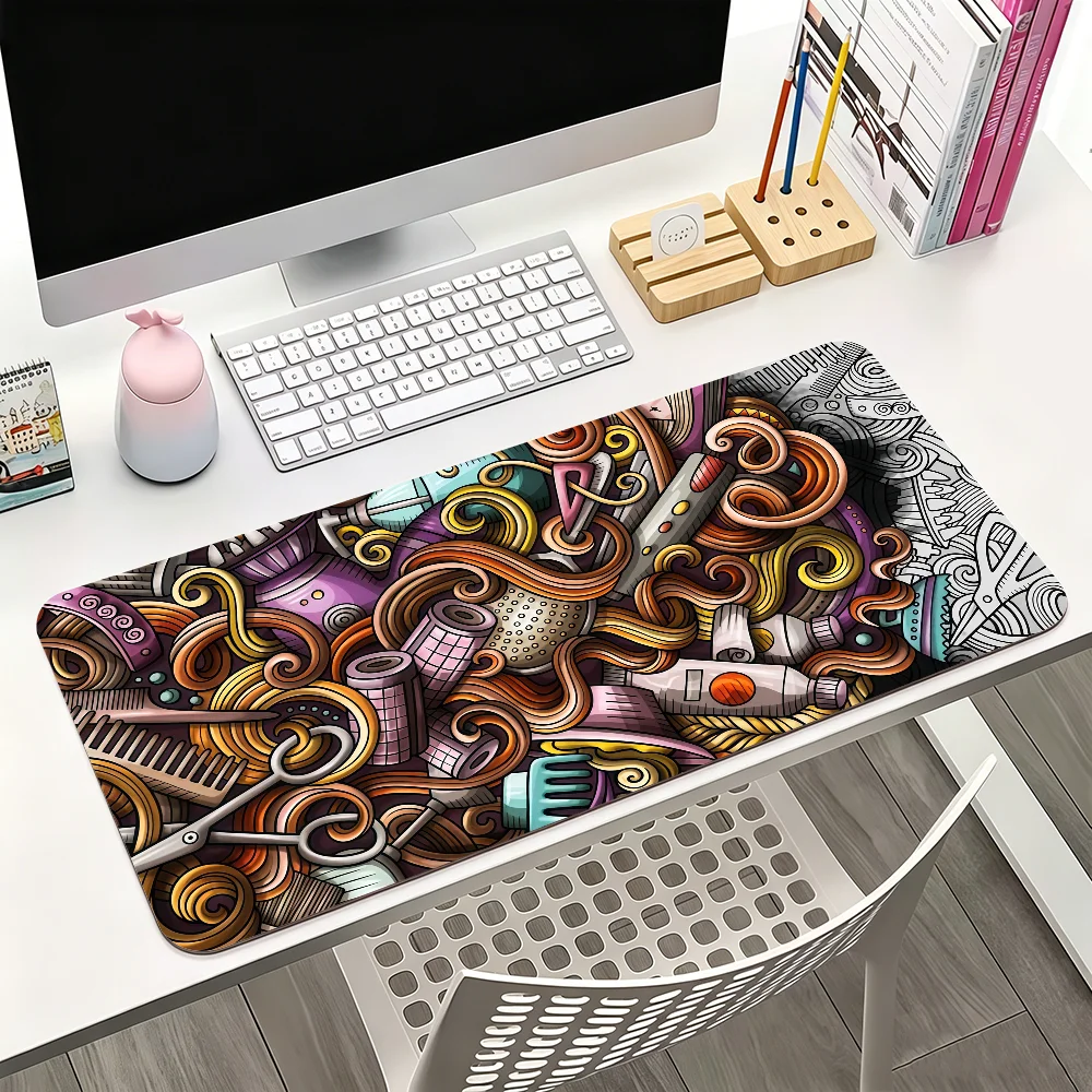 Mouse pad retrô para barbearia - Retro Gaming Shops avaliação e preço