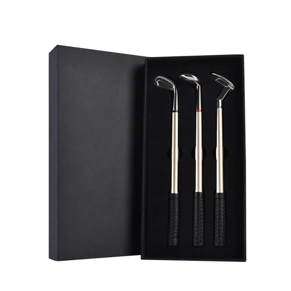 

School Office Supplies Stationery Golf Club Golf Shaped Signing Pen Gift Neutral Pen Gel Pen Ballpoint Pen Golf Putter Pen Set