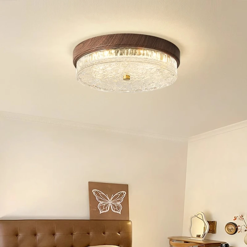 

Bedroom light American retro high-end room ceiling light medieval light luxury atmospheric eye protection lamp