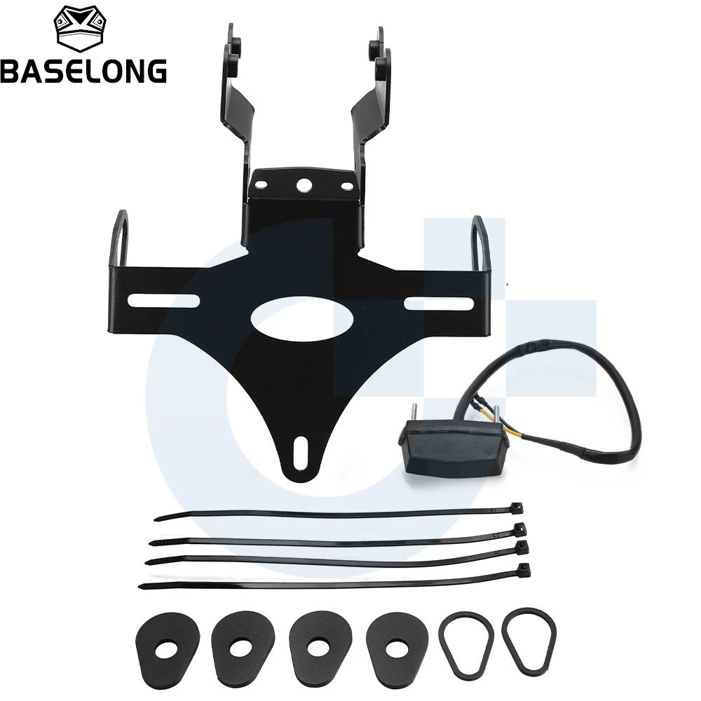 Motorcycle Rear License Plate Holder Tail Light Bracket Fender For Yamaha MT-09 MT09 MT 09 SP 2024-2026 YZFR9 YZF-R9 2025-2026