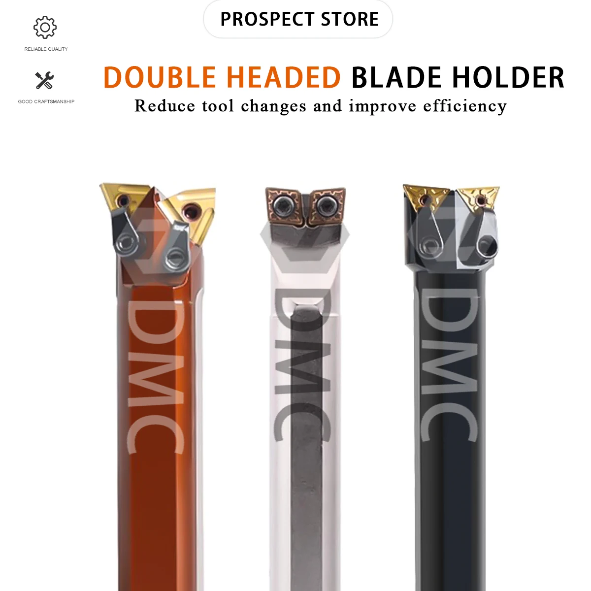 S25R-SCLCR09H Double Head Triangular CNC Lathe Holder Peach Shaped Boring Tool Holde Outer Round Inner Hole Cutting Tool Holder