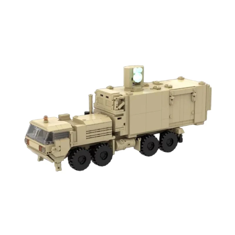 qwert Air Defense Vehicle Model MOC Building Bricks War Equipment Modular Technology Gifts Holiday Assemble Children Toys Suit