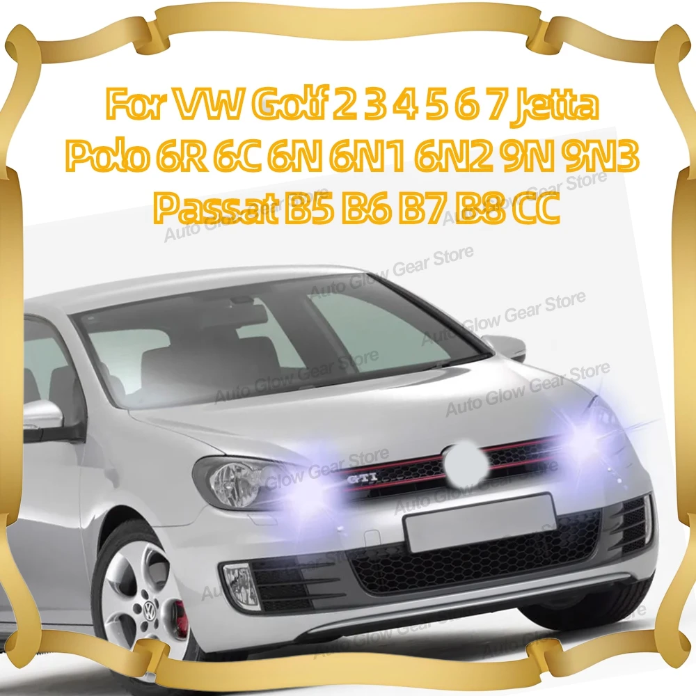 

2Pcs T10 W5W LED Clearance Parking Light For VW Golf 2 3 4 5 6 7 Jetta Polo 6R 6C 6N 6N1 6N2 9N 9N3 Passat B5 B6 B7 B8 CC Canbus