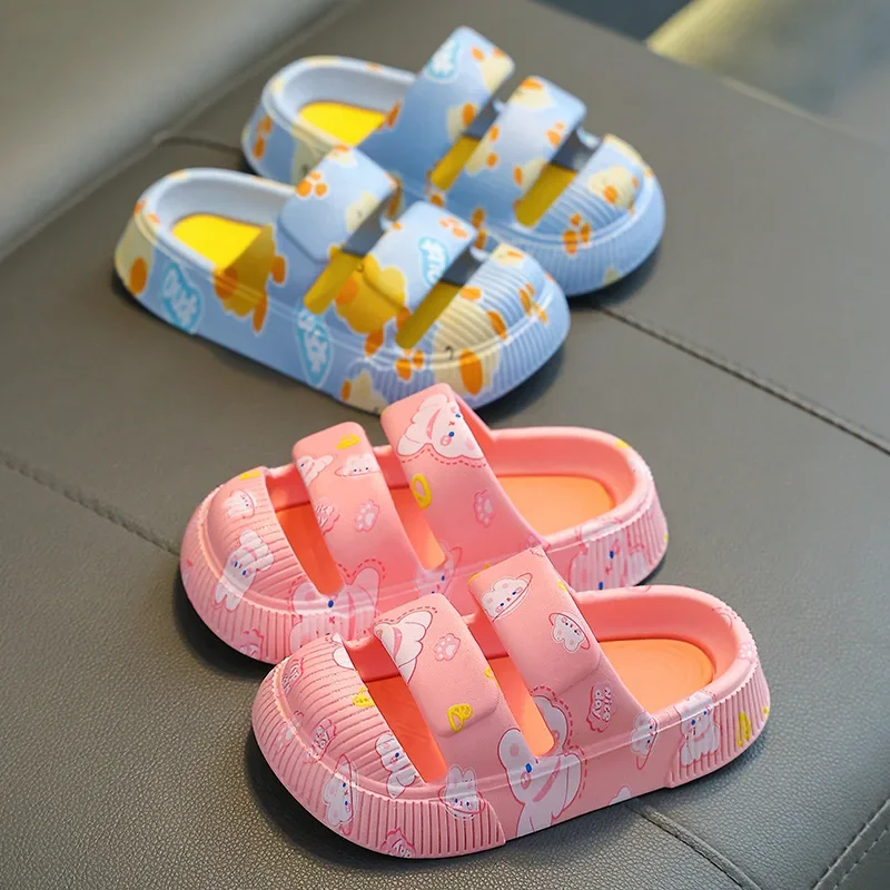 Children\'s Shoes Slippers Summer Boys Girls Non-slip Bathroom Bath Children Baby Indoor Girls Shoes