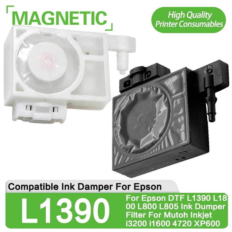 DTF R1390 Ink Damper For Epson DTF L1390 L1800 L800 L805 For Epson Mutoh Xuli Inkjet i3200 i1600 4720 XP600 5113 Printer
