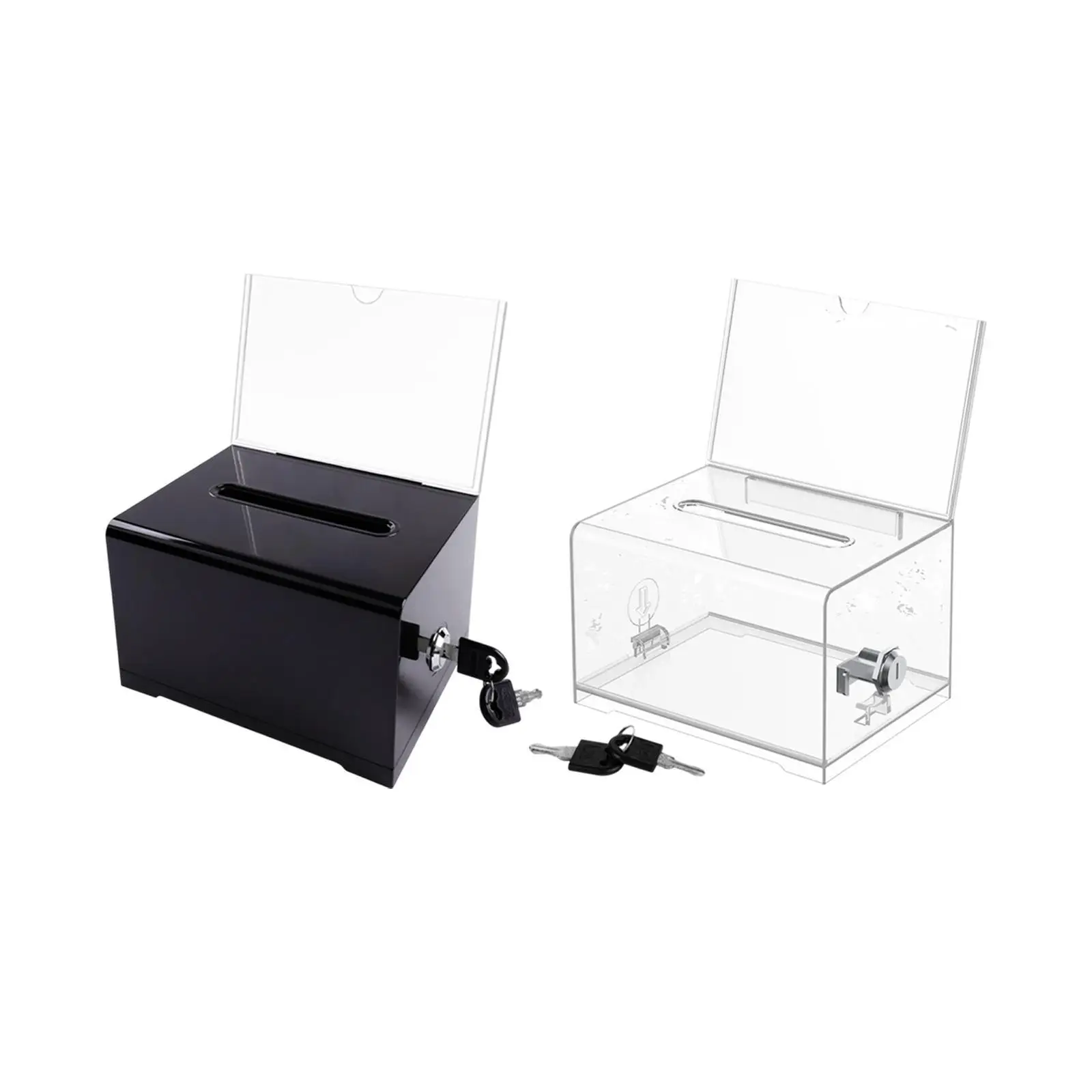 Business Card Collection Box Suggestion Box for Community Events Shop Desk