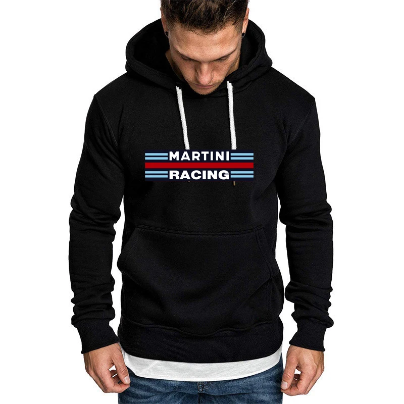 

New Spring Autumn Men's Hoodies Martini Racing Print Fashion Casual Harajuku High Quality Cotton Men's Hoodie Sweatshirt