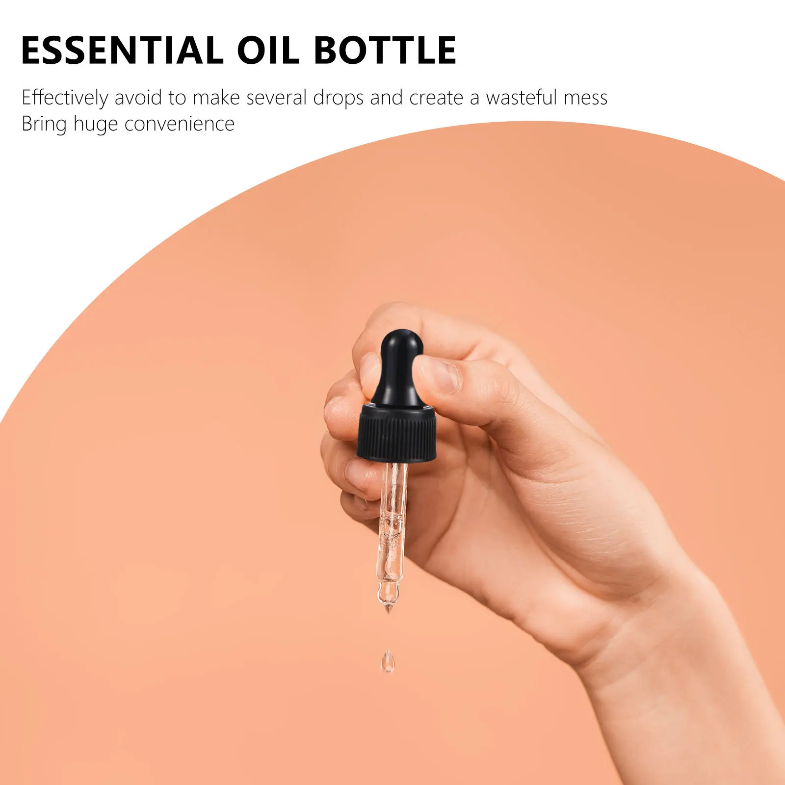 

30Pcs Glass Dropper Bottles 5ml Essential Oil Bottle Travel Refillable Empty Liquid Subpackaging Container