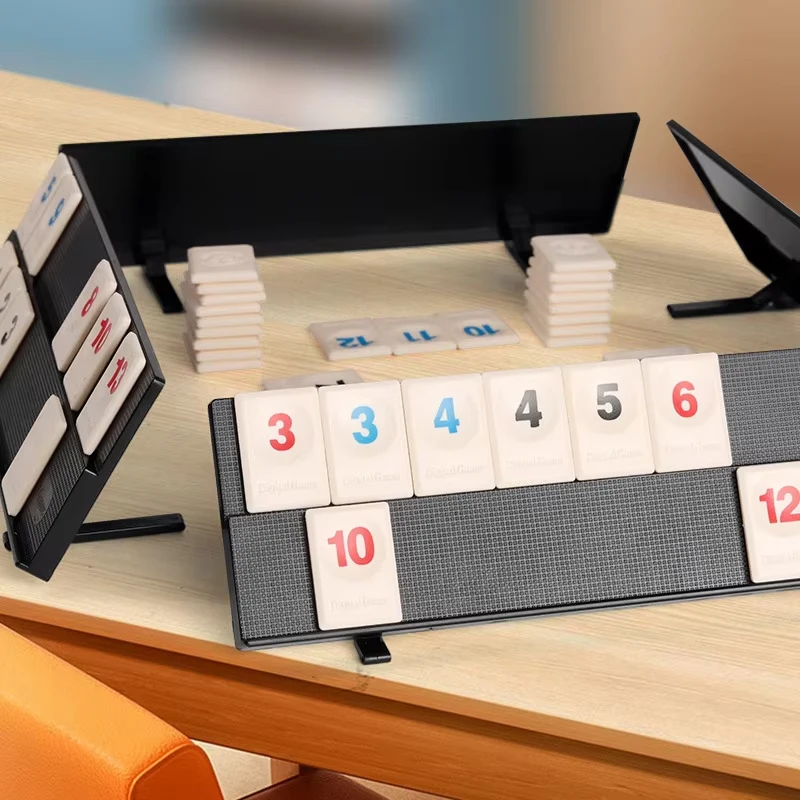 Israel Mahjong Rummy Number Cards Mexican Train Dominoes Game Traditional Board Game for Entertainment image 2