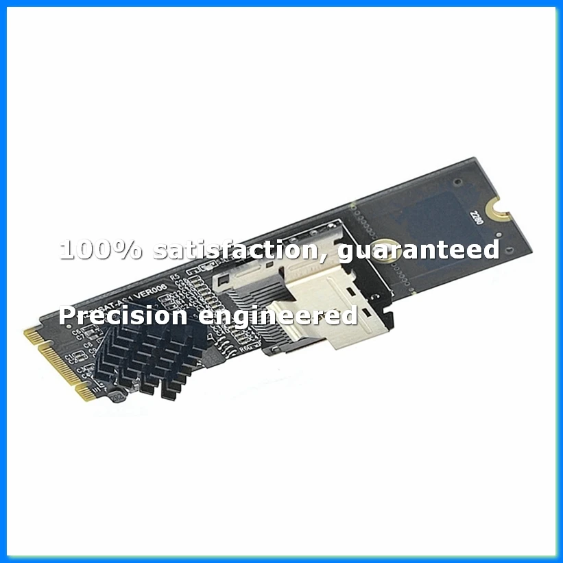 

M.2 NVME to SFF-8087 SATA3.0 Expansion Card Mini-SAS/SATA Hard Disk Adapter Card 36PIN-ABYS