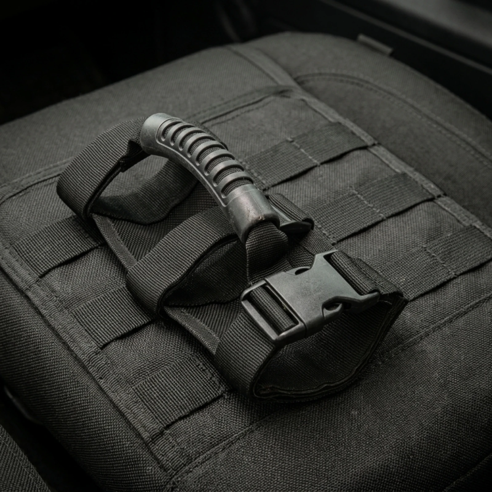 Roof Grab Handle Easy to Install Passenger Support Handle Vehicle Support Bar with Strap Heavy Duty Secure for Passengers