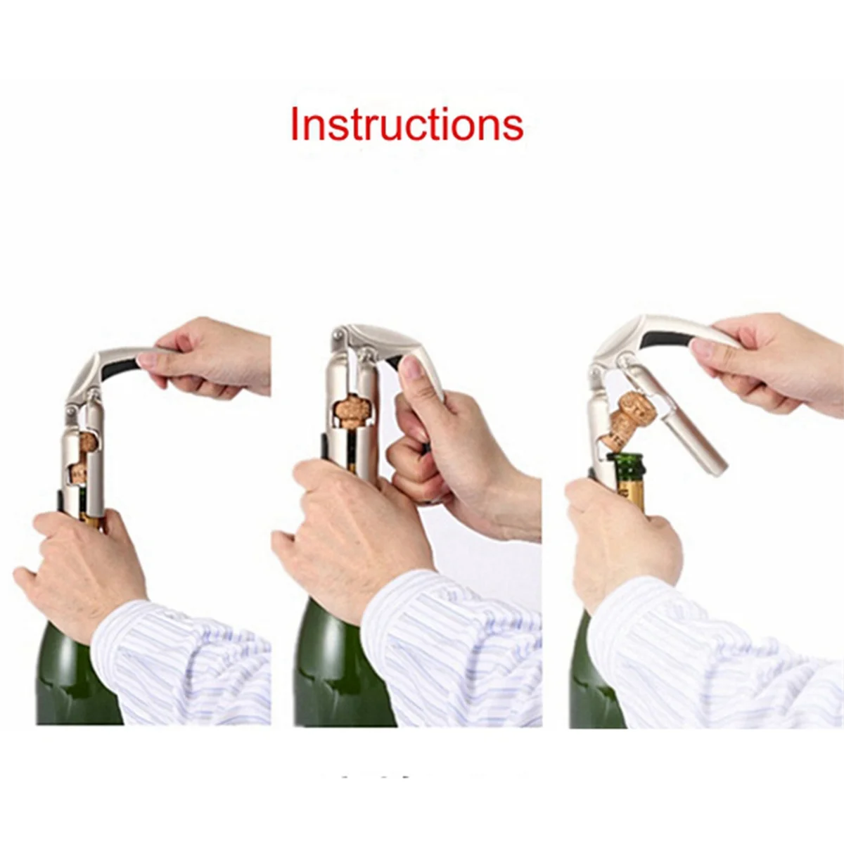 Wine Bottle Opener Corkscrew Opening Can Cork Puller Remover Champagne Bar Tools