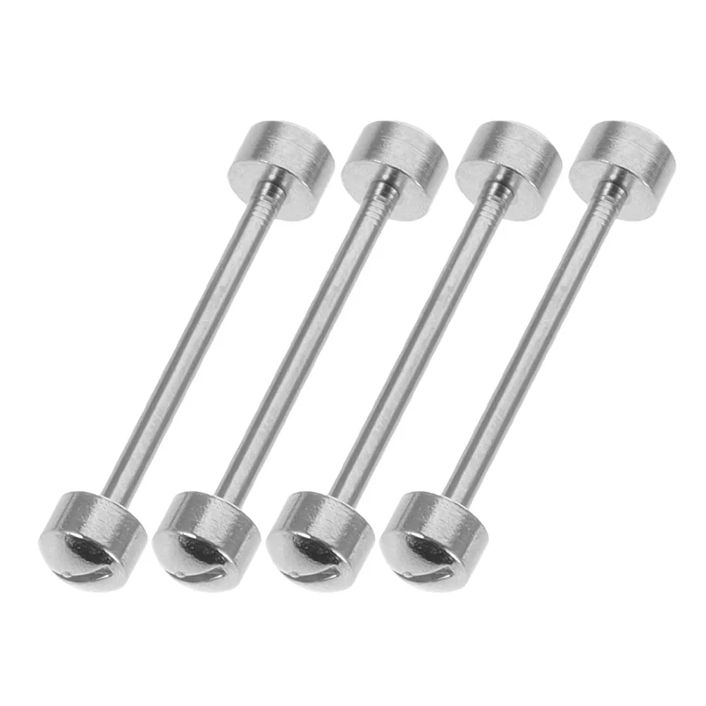 

4 шт. стальные соединительные стержни для ремешков часов, винтовые трубки, зубчатые штифты для ремонта ремешков часов, аксессуары, инструмент для ремонта часовых ремешков