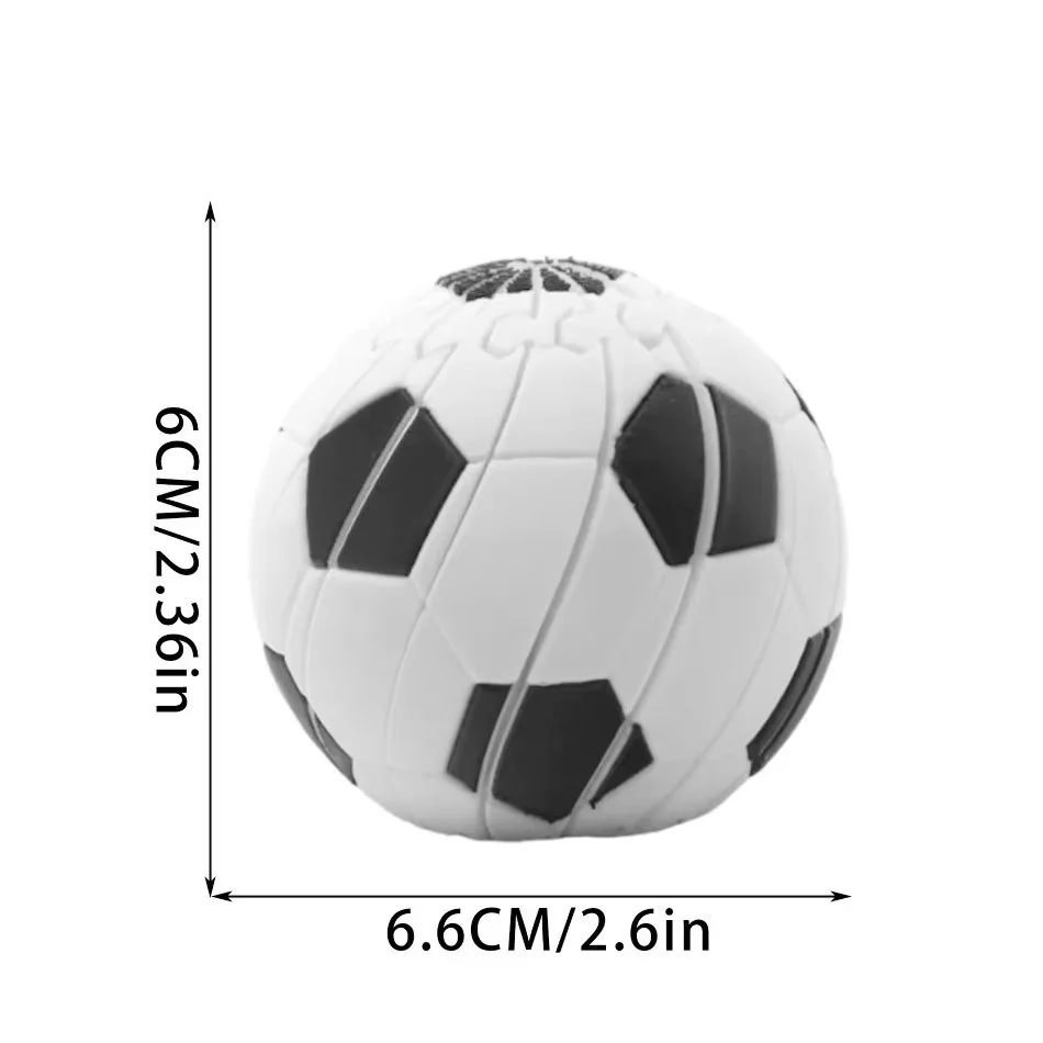 Football & Baseball Transformable Fidget Spinner Ball, 3D Printed Deformable Sports Fidget Ball Toy, Stress Relief Anxiety Offic view 6
