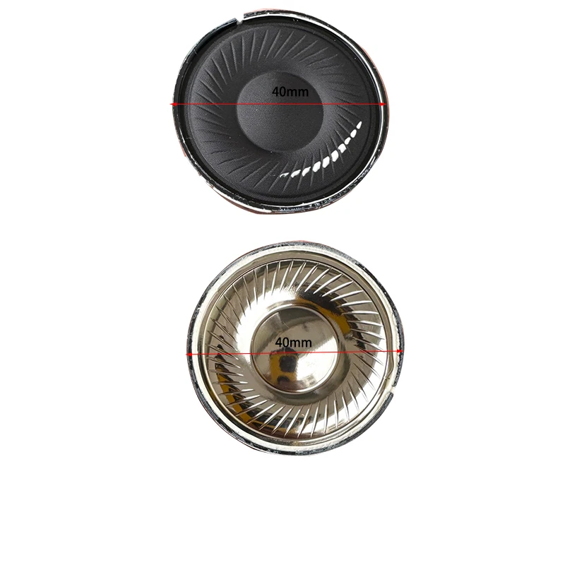 17Ohm Titanium Film Headphone Speaker 40MM Stereo Headset Driver For DIY Repair Parts 2PCS image 4