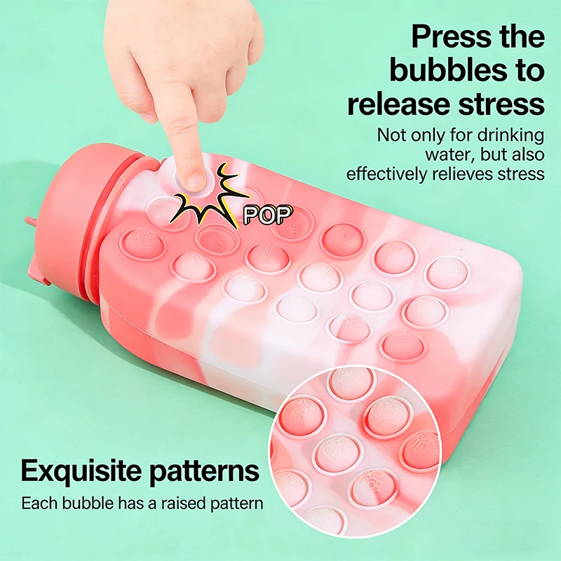 Tasse d'eau anti-stress en silicone