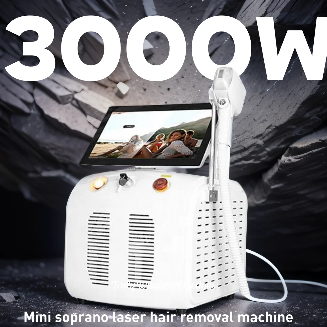 

Mini soprano laser hair removal machine 3000W 10bar 808nm Diode Laser Hair Removal Machine 755nm 808nm 1064nm Painless Epilator