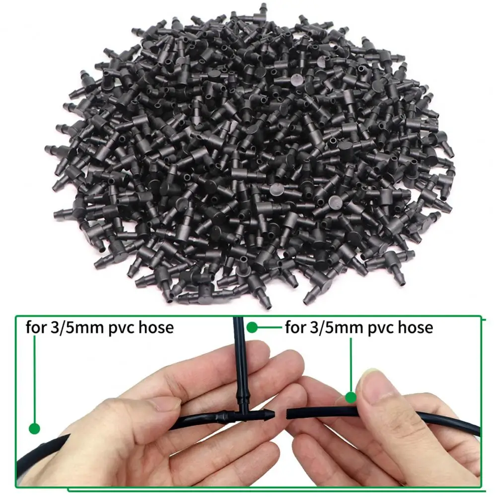 Lawn Watering Accessories Hose Connector for Garden Irrigation 50 Pcs Barbed Hose Connectors Set 1/4 Universal Drip for 4/7