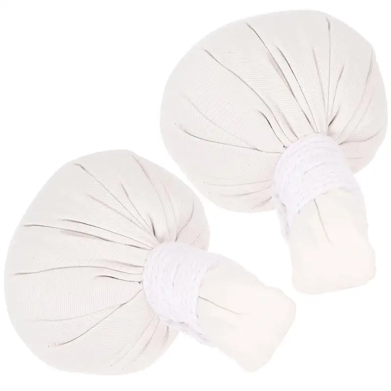 

2pcs Chinese Herbal Pouches Spa Massage Pouches Herbal Massage Balls Warming Bags Thai Massage Balls Bath Compress Balls