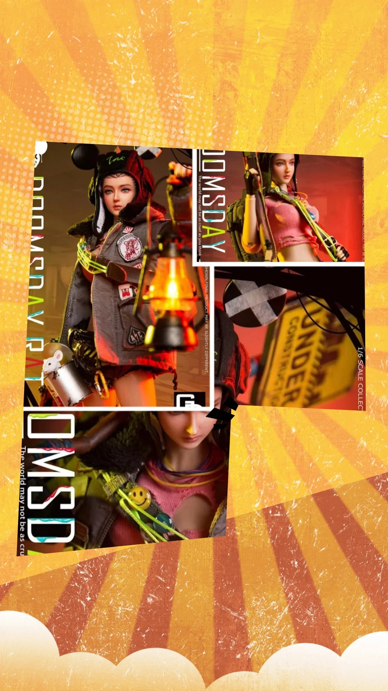 In Stock GDTOYS GD97001 1/6 Scale Female Soldier Apocalyptic Style Scavenger Girl Full Set 12''Action Figure Collectible Toys