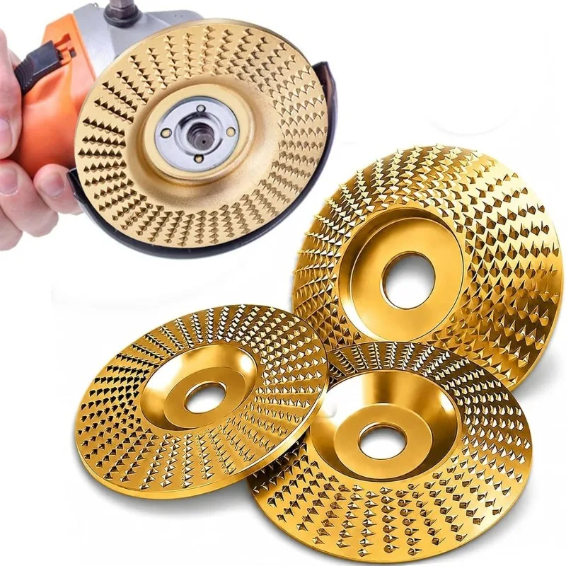 Woodworking 3pcs Carving Polishing Wheel 16mm Inner Diameter Versatile Abrasive Sanding Disc For Wood Shaping Tool