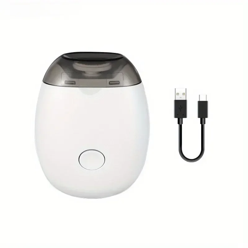 Elektrische nageltrimmer Oplaadbare pijnvrije technologie Automatische vingernagel- en teennagelknipper met LED-licht Slijpkoppoort