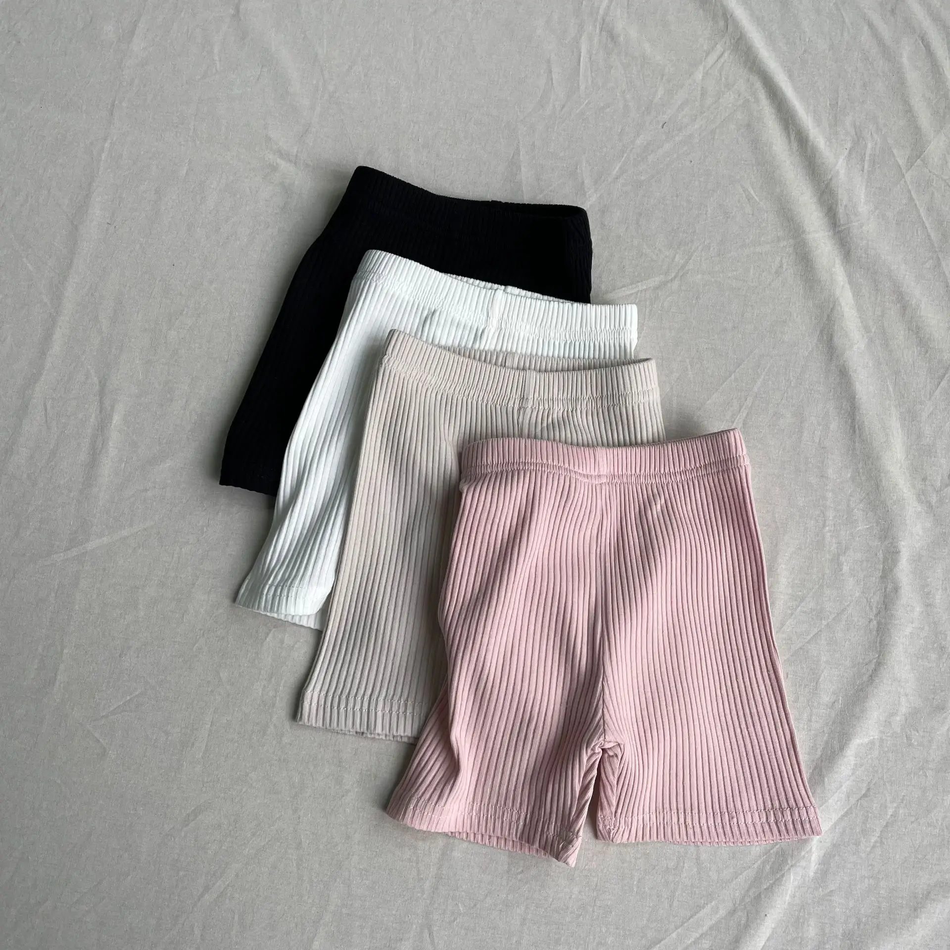 

2025 Summer New Baby Girl Solid Shorts Cotton Infant Daily Shorts Children Anti Slip Pants Kids Toddler Girl Safety Trousers